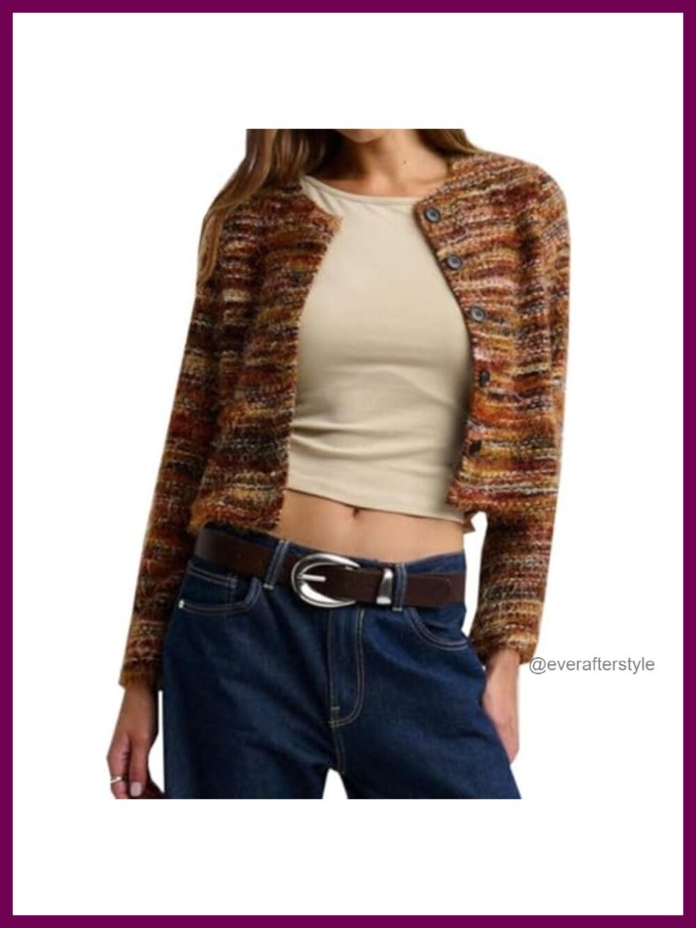 Women's Long Sleeve Button Front Cardigan Lightweight Knit Sweater